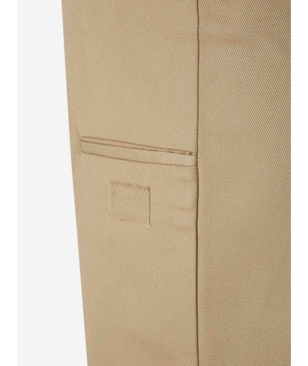 MAISON MARGIELA Бежевая полиэстеровая юбка миди, фото 5