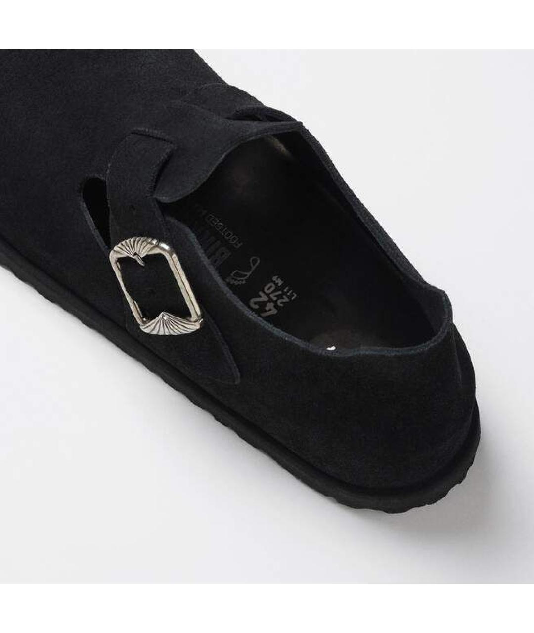 BIRKENSTOCK Черные замшевые ботинки, фото 4