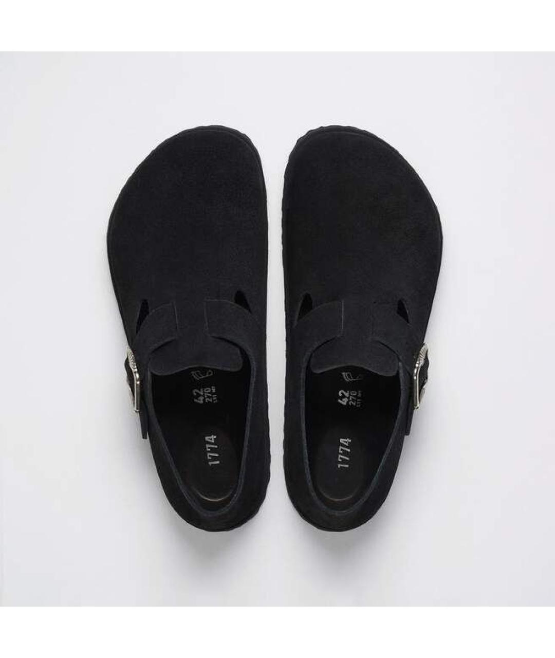 BIRKENSTOCK Черные замшевые ботинки, фото 2