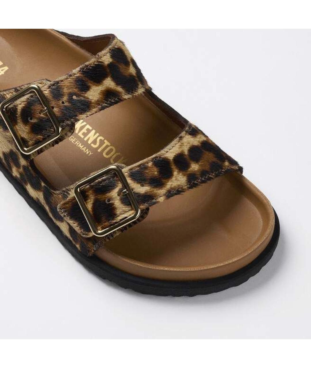 BIRKENSTOCK Мульти кожаные сандалии, фото 3