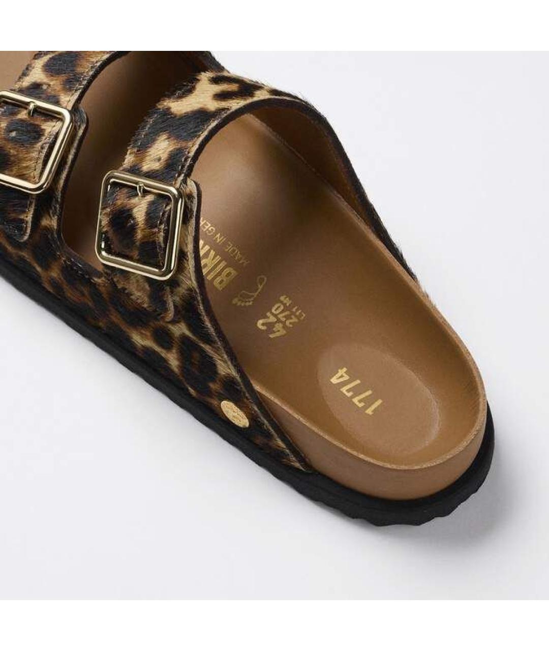 BIRKENSTOCK Мульти кожаные сандалии, фото 4