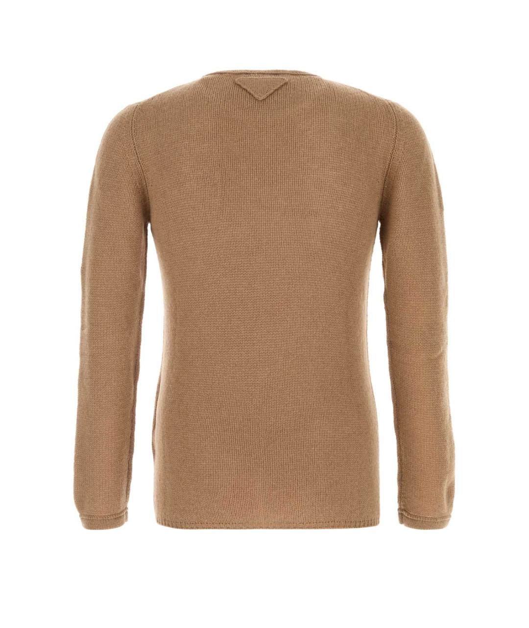 PRADA Бежевый кашемировый джемпер / свитер, фото 2