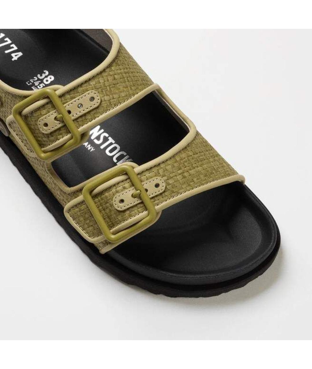BIRKENSTOCK Золотые сандалии, фото 5