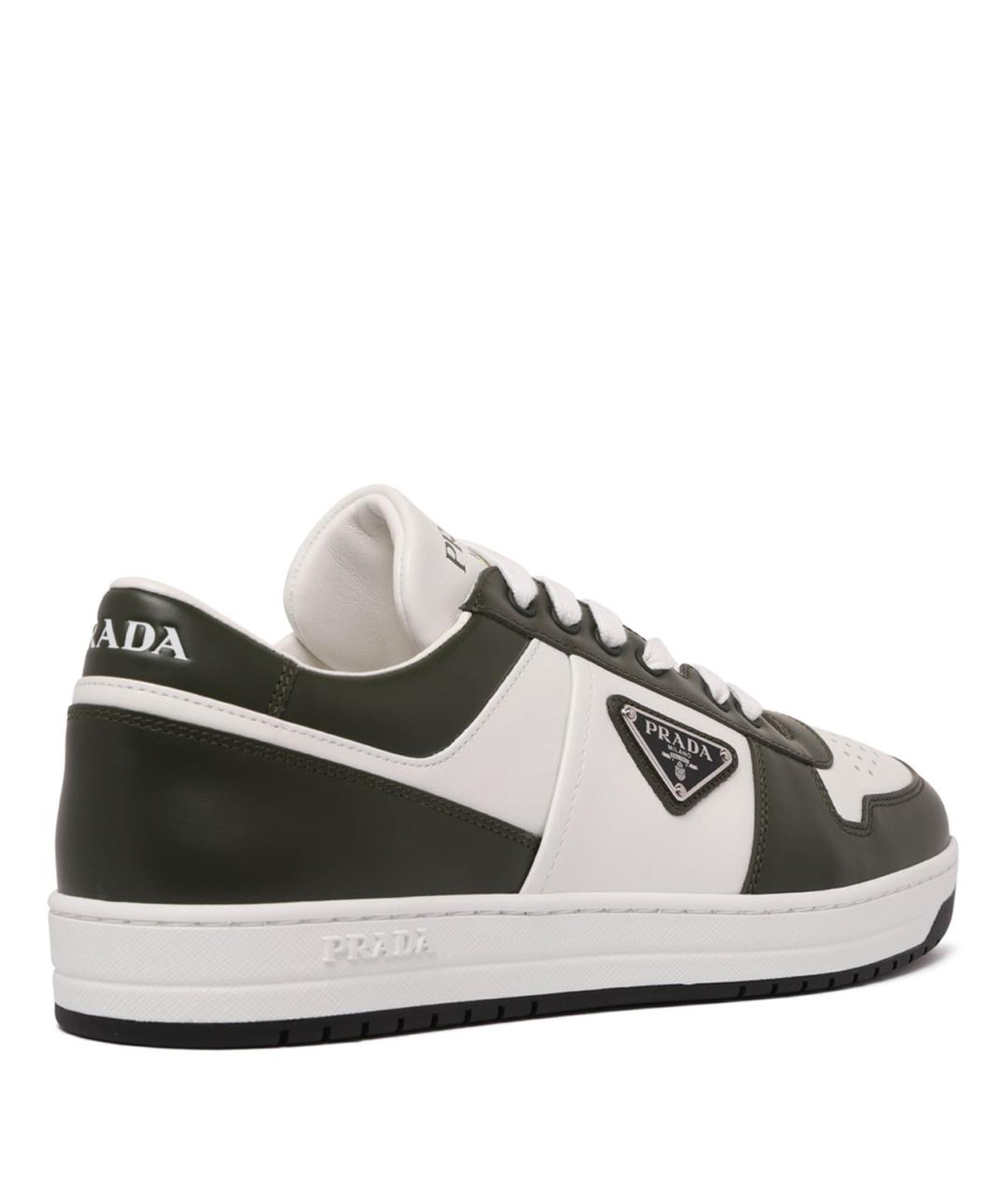 PRADA Мульти кожаные низкие кроссовки / кеды, фото 3