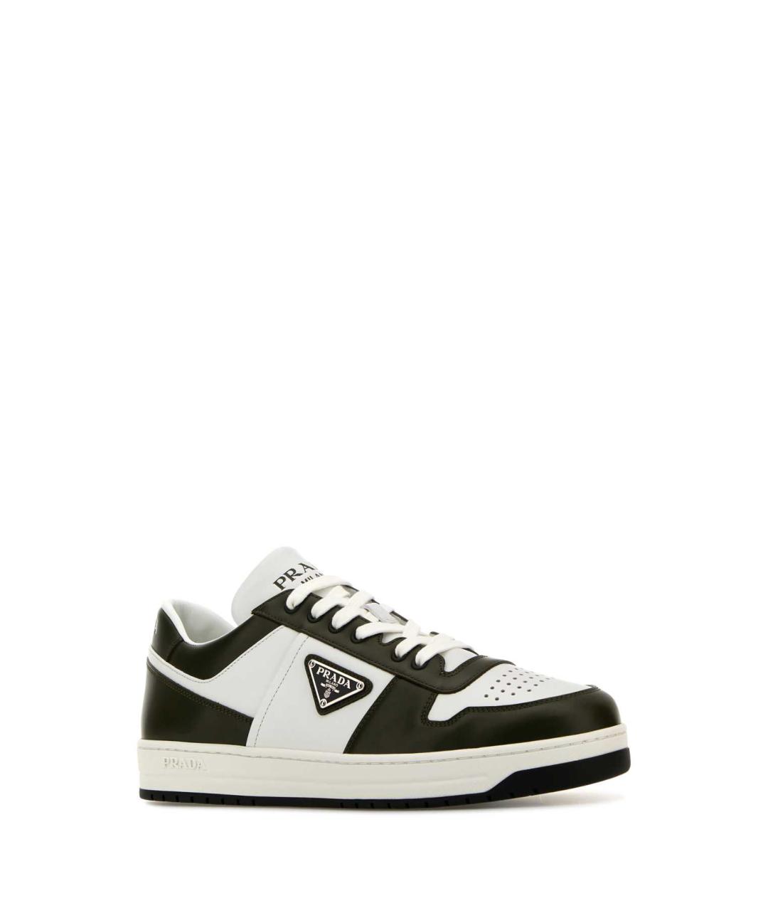 PRADA Мульти кожаные низкие кроссовки / кеды, фото 2