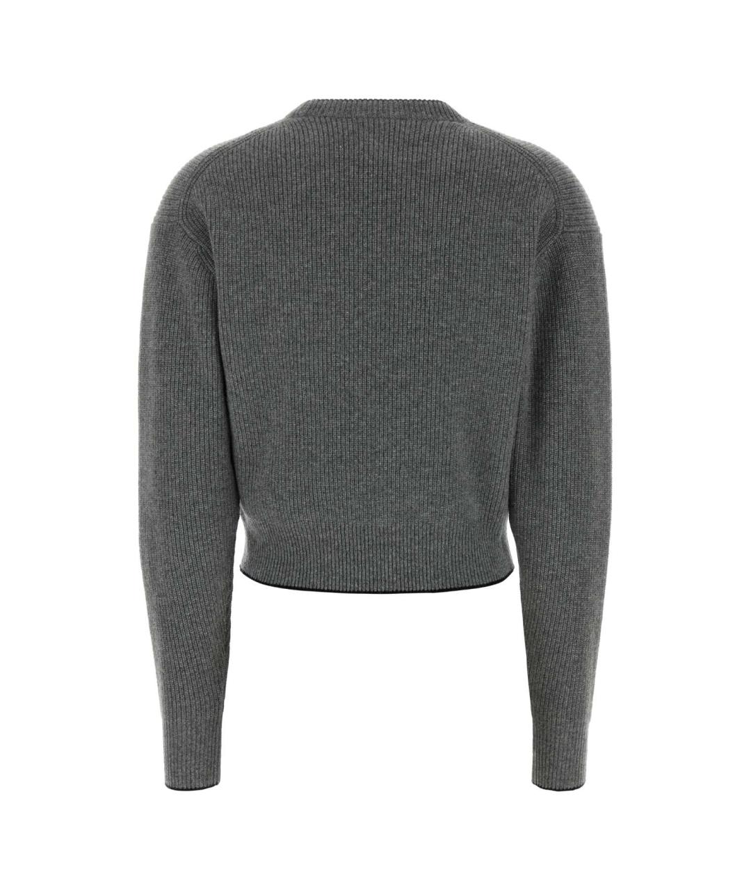 CHLOE Серый шерстяной джемпер / свитер, фото 2