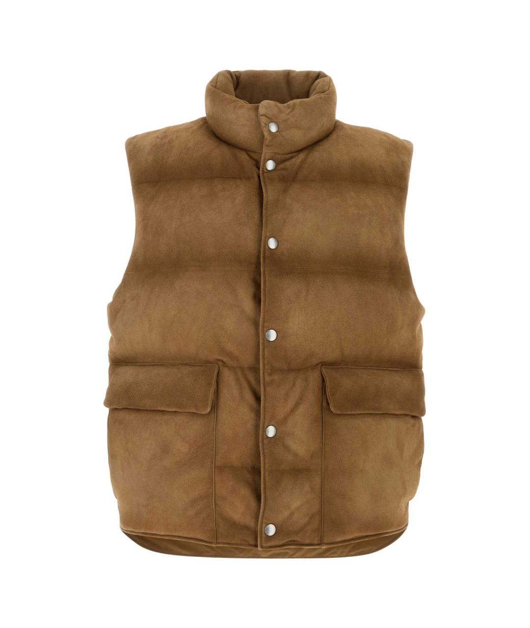 PRADA Бежевый замшевый жилет, фото 1