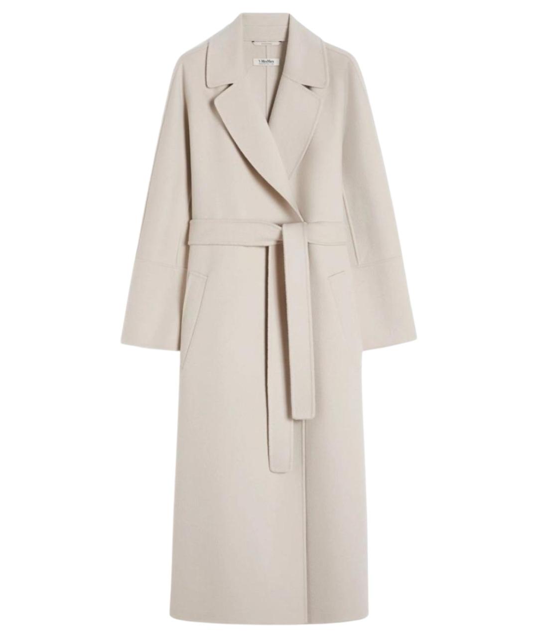 'S MAX MARA Бежевое шерстяное пальто, фото 1