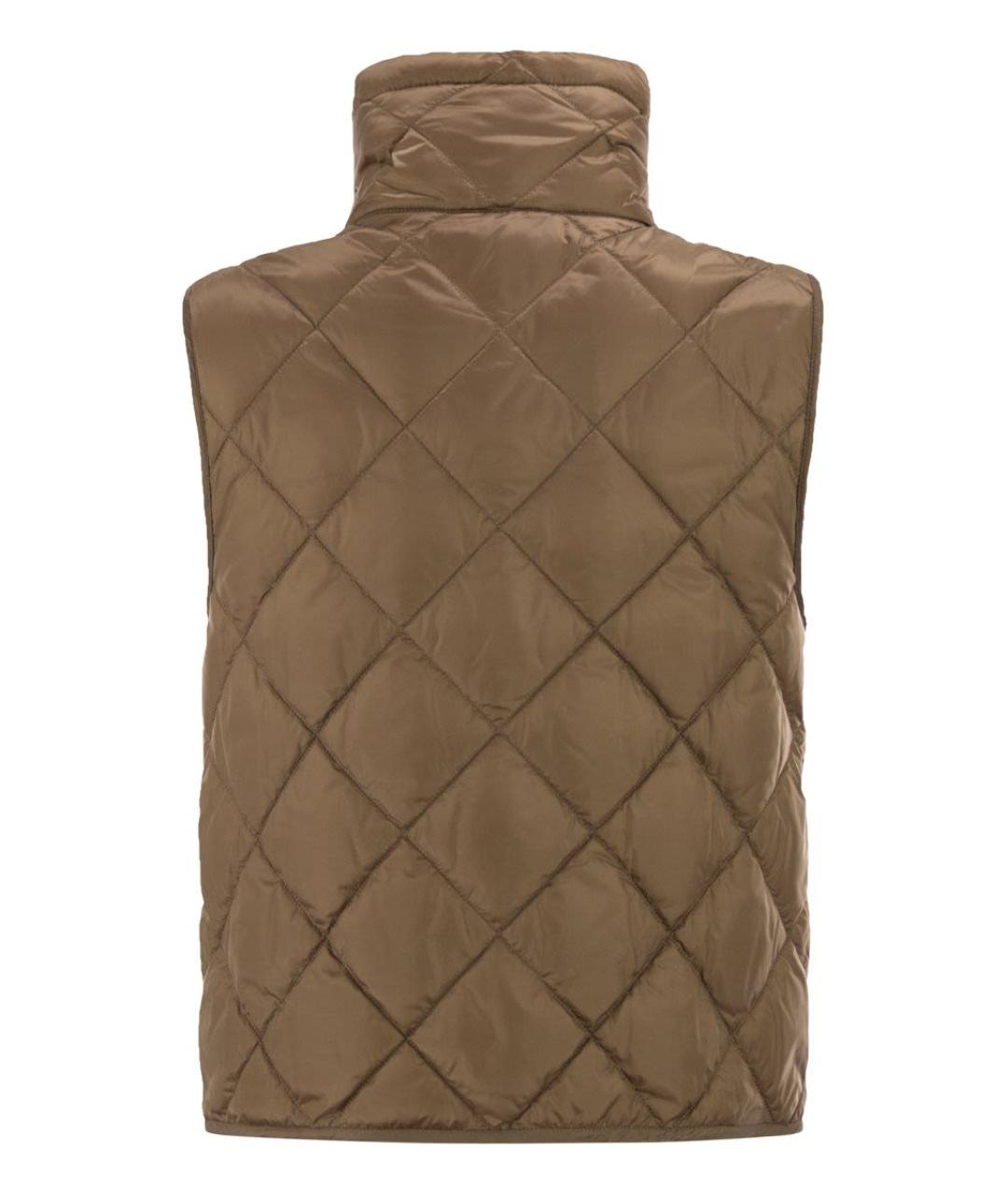 MAX MARA Бежевый полиамидовый жилет, фото 2