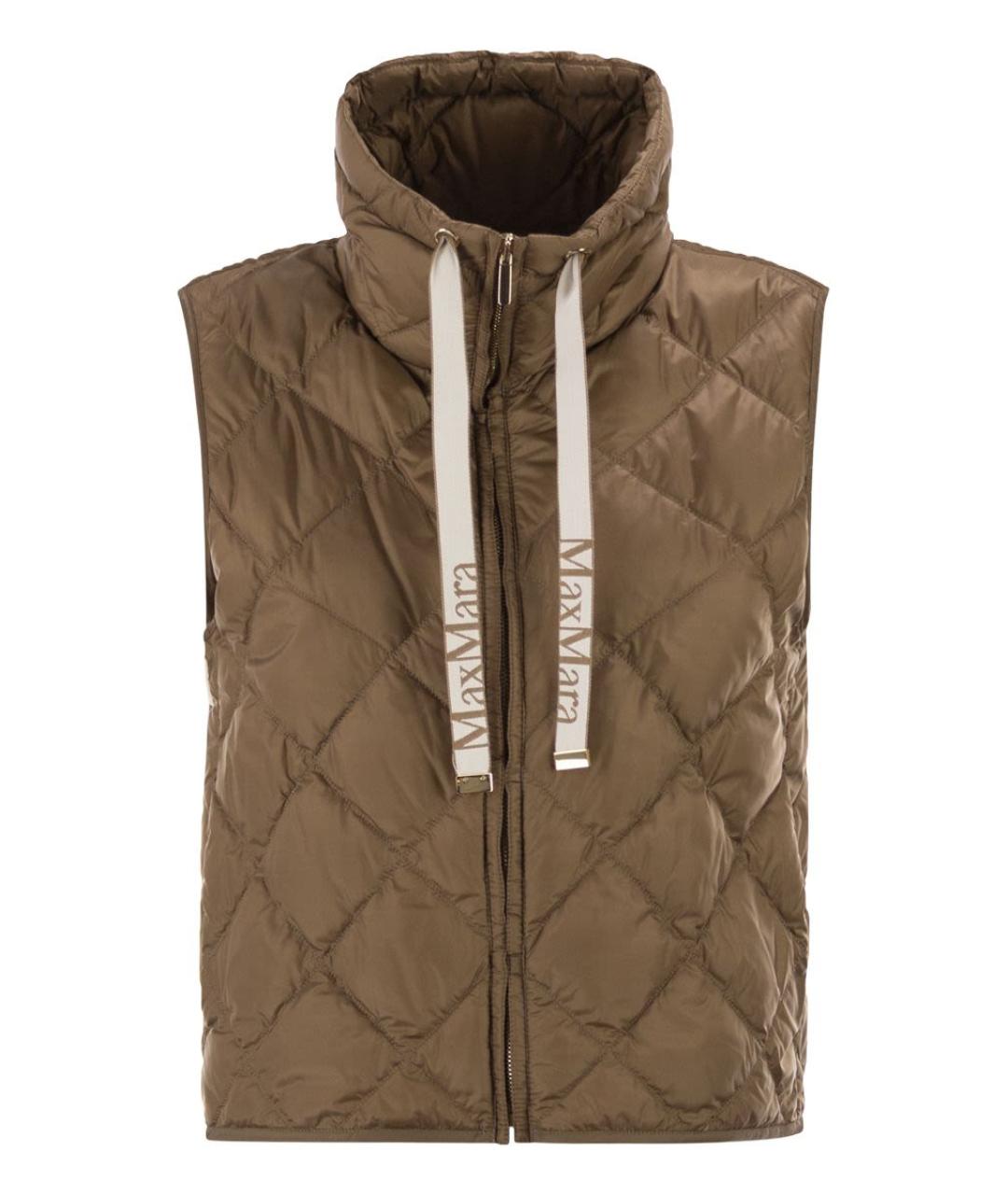 MAX MARA Бежевый полиамидовый жилет, фото 1