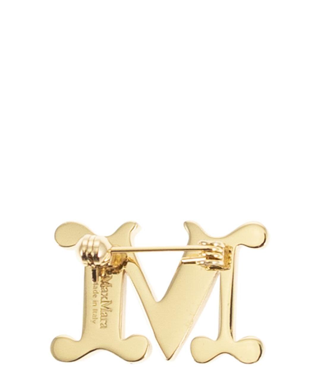 MAX MARA Белая металлическая булавка / брошь, фото 2