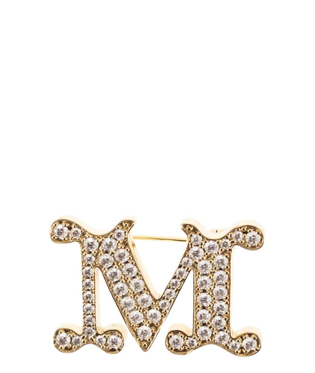 MAX MARA Белая металлическая булавка / брошь, фото 1