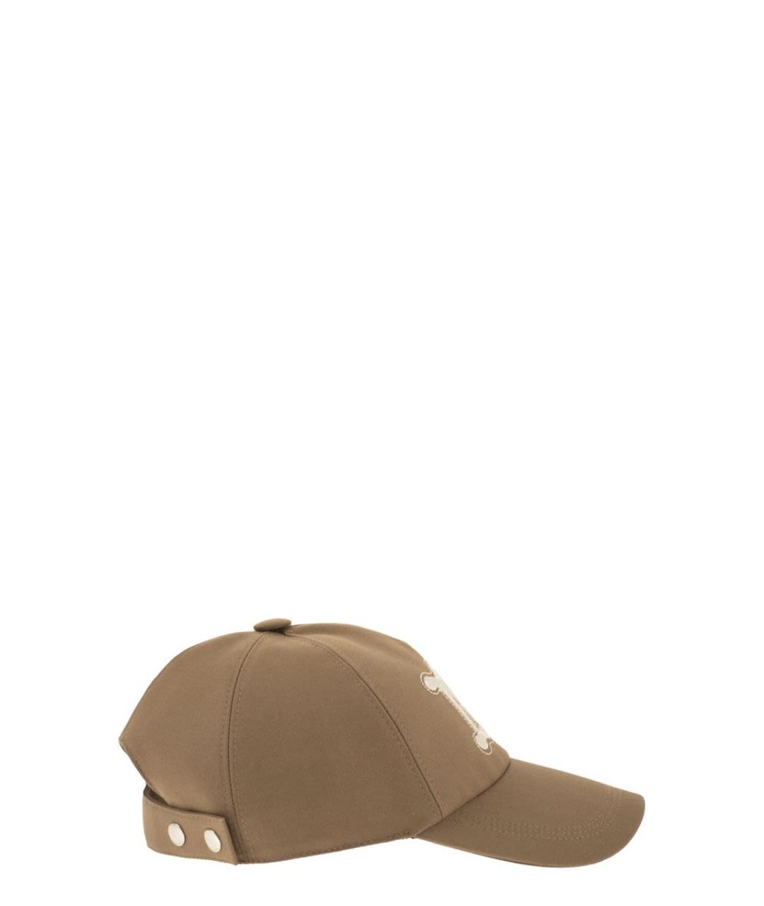 MAX MARA Бежевая хлопковая кепка, фото 3