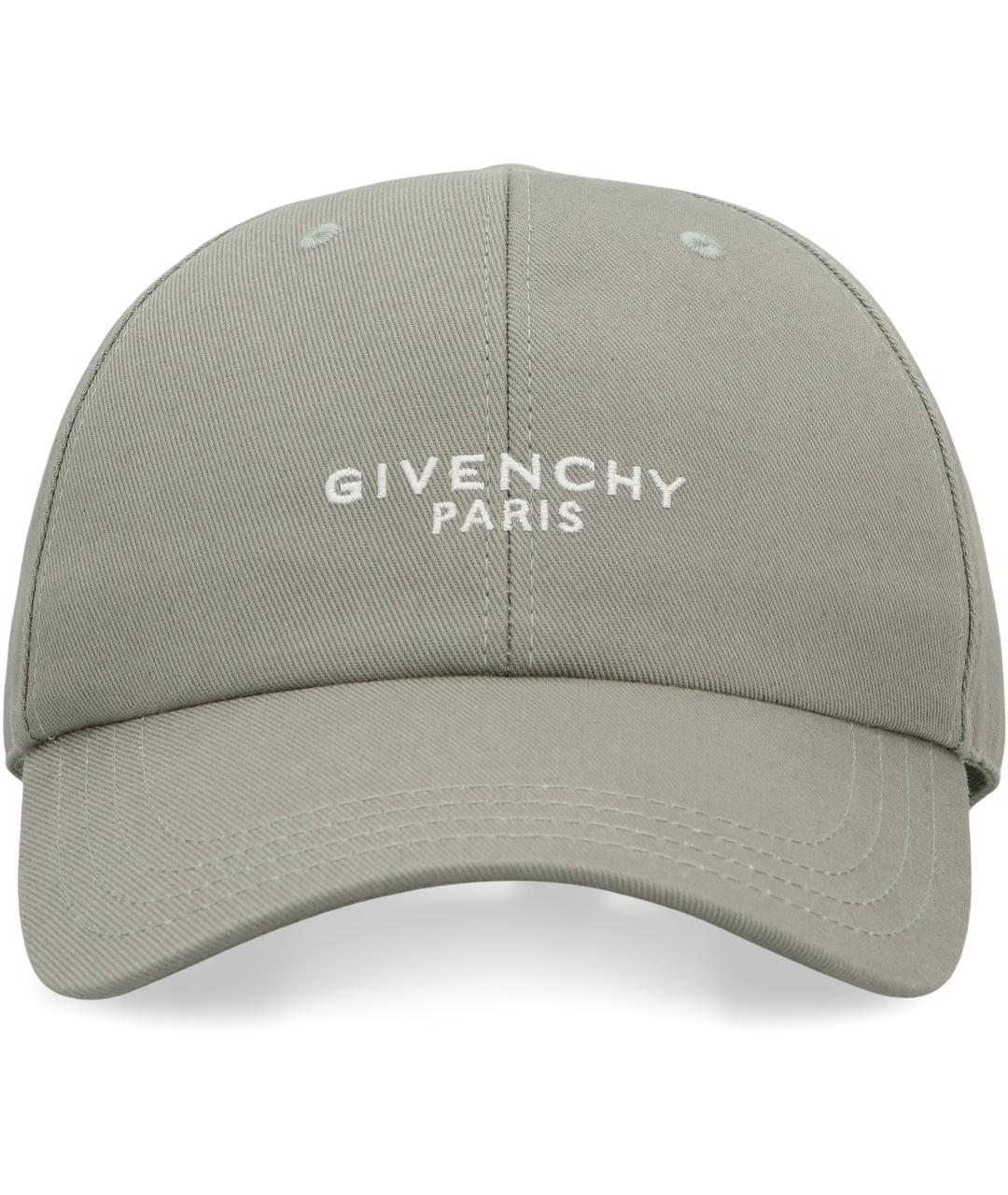 GIVENCHY Зеленая хлопковая кепка/бейсболка, фото 1