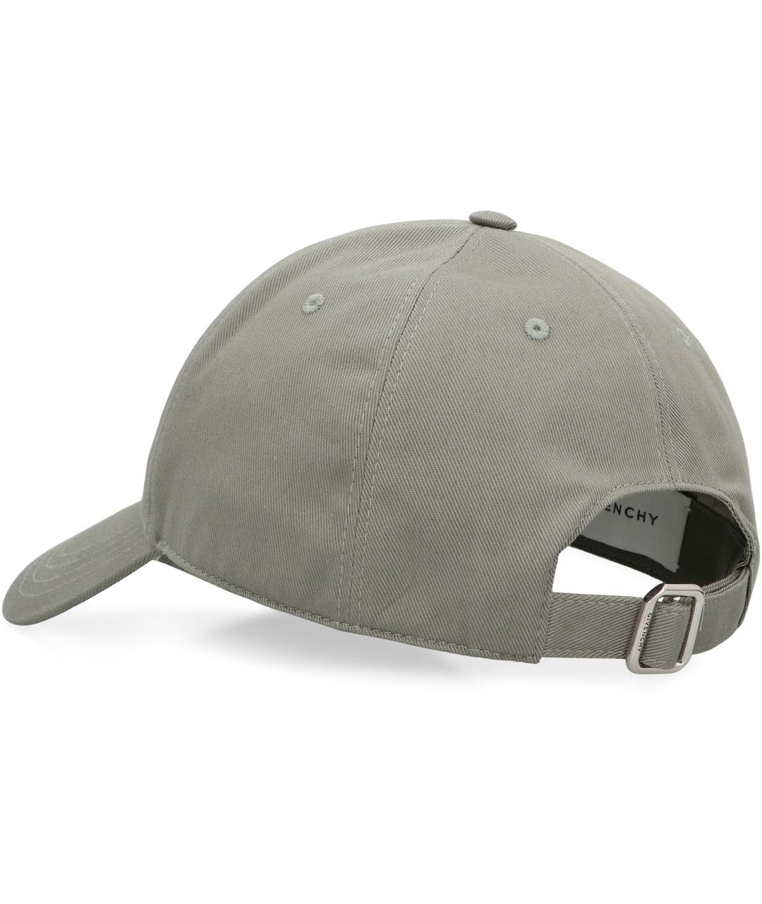 GIVENCHY Зеленая хлопковая кепка/бейсболка, фото 2