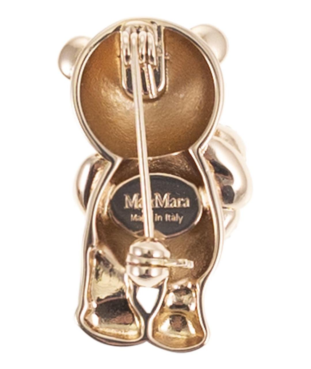 MAX MARA Золотая металлическая булавка / брошь, фото 2