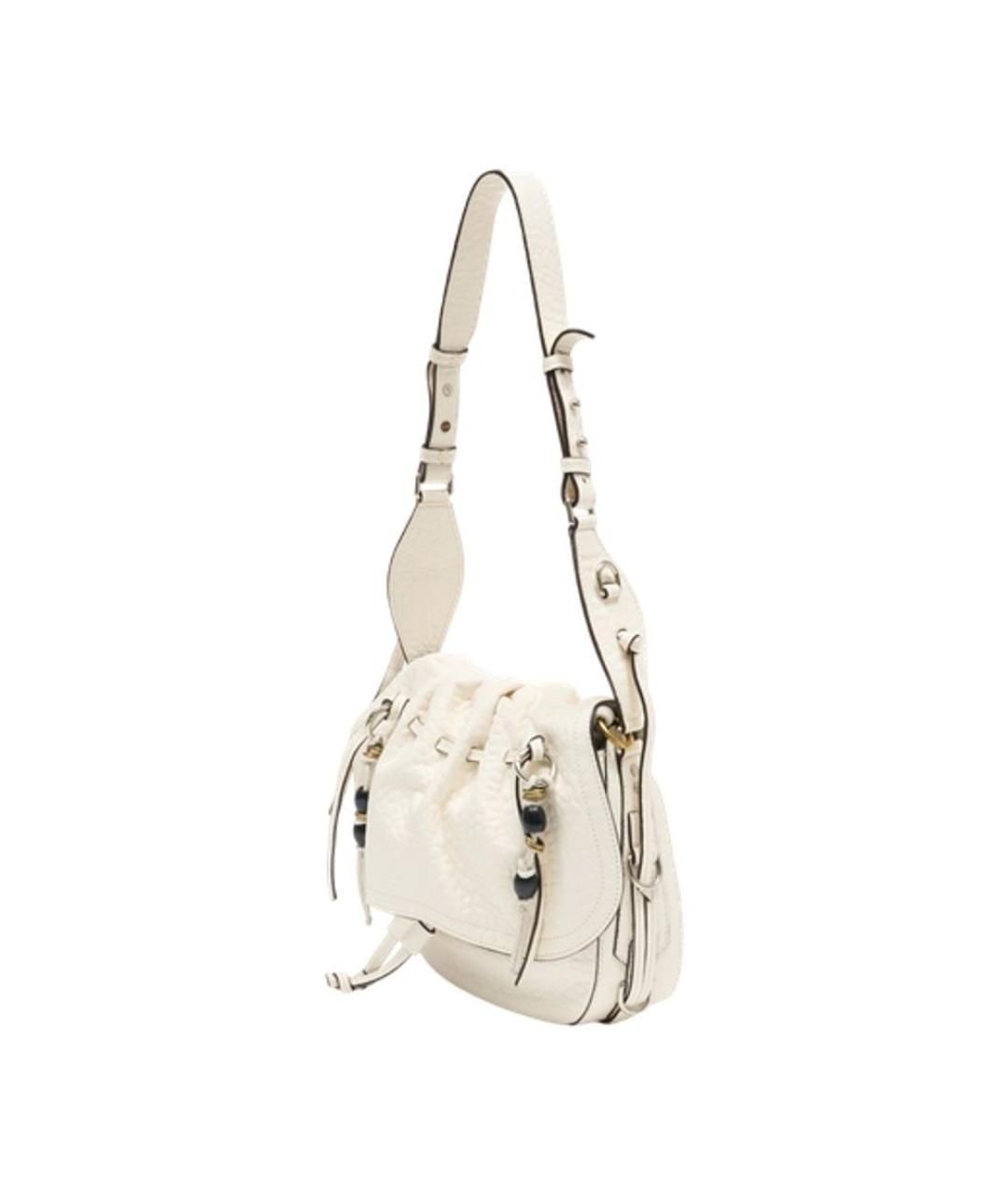 ISABEL MARANT Белая кожаная сумка через плечо, фото 2