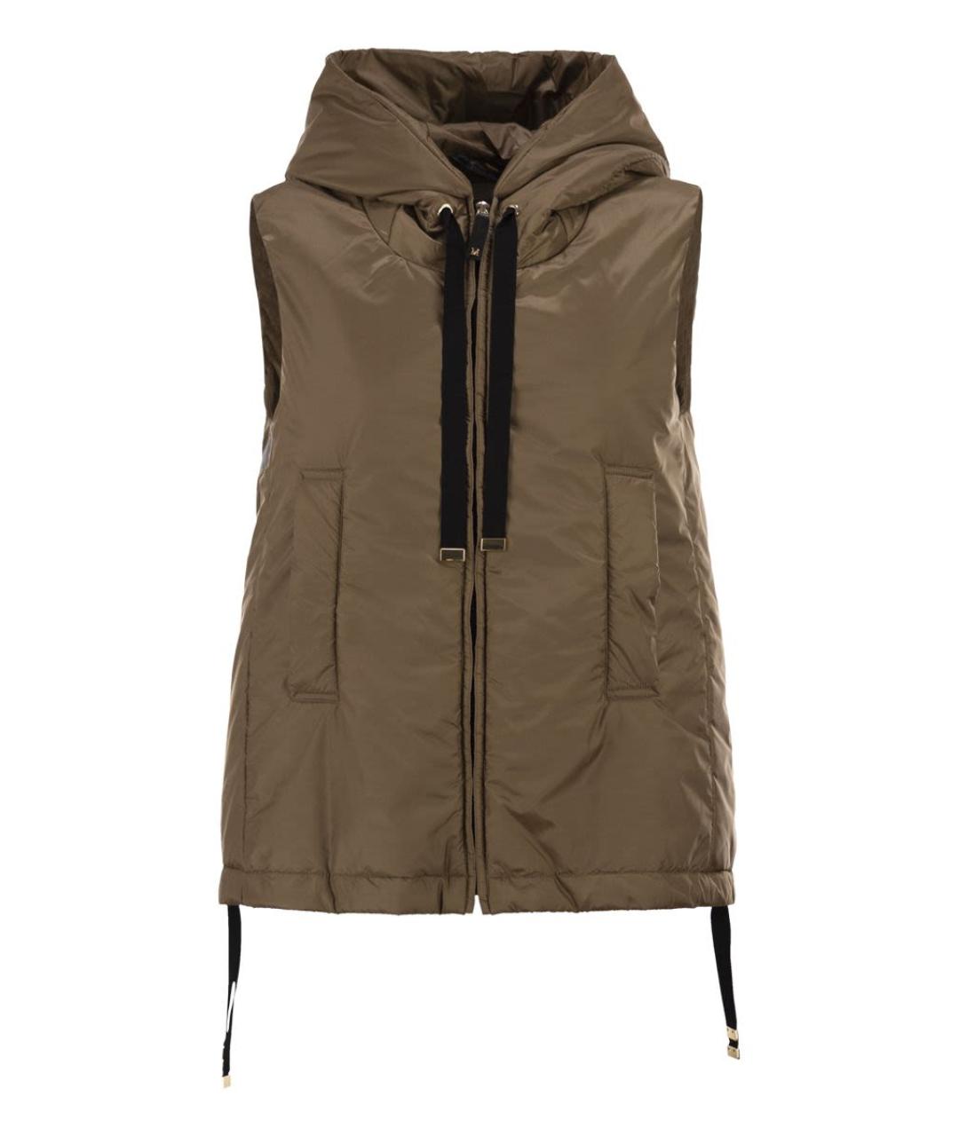 MAX MARA Бежевый полиэстеровый жилет, фото 1