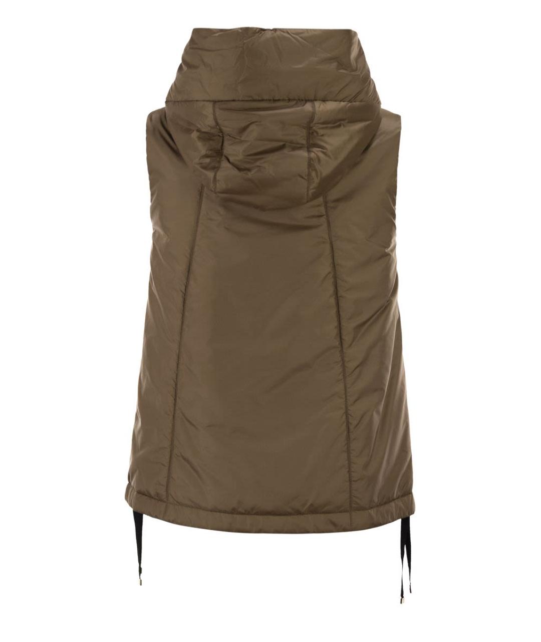 MAX MARA Бежевый полиэстеровый жилет, фото 2