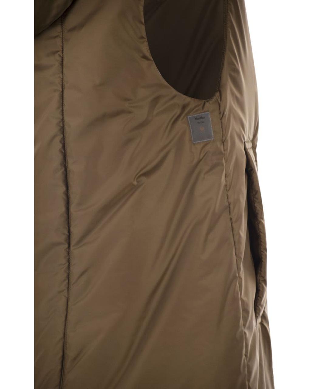 MAX MARA Бежевый полиэстеровый жилет, фото 4