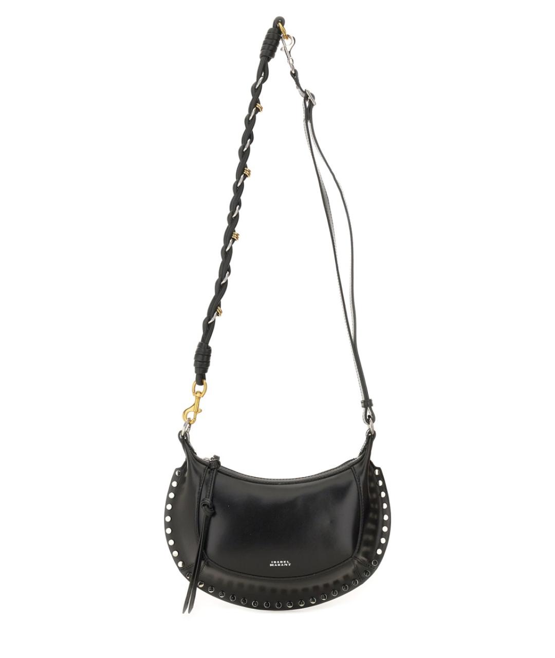 ISABEL MARANT Черная кожаная сумка через плечо, фото 3