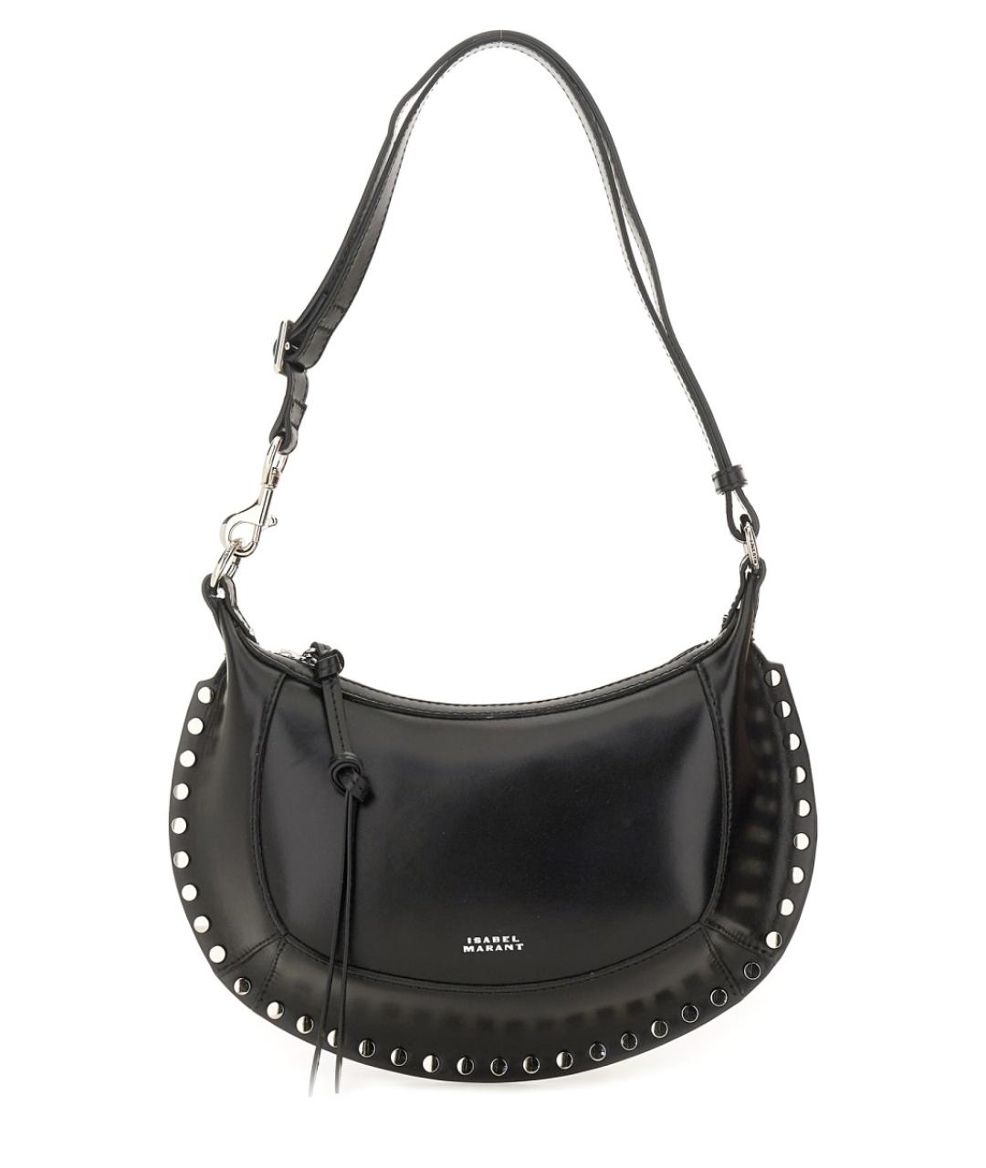ISABEL MARANT Черная кожаная сумка через плечо, фото 1