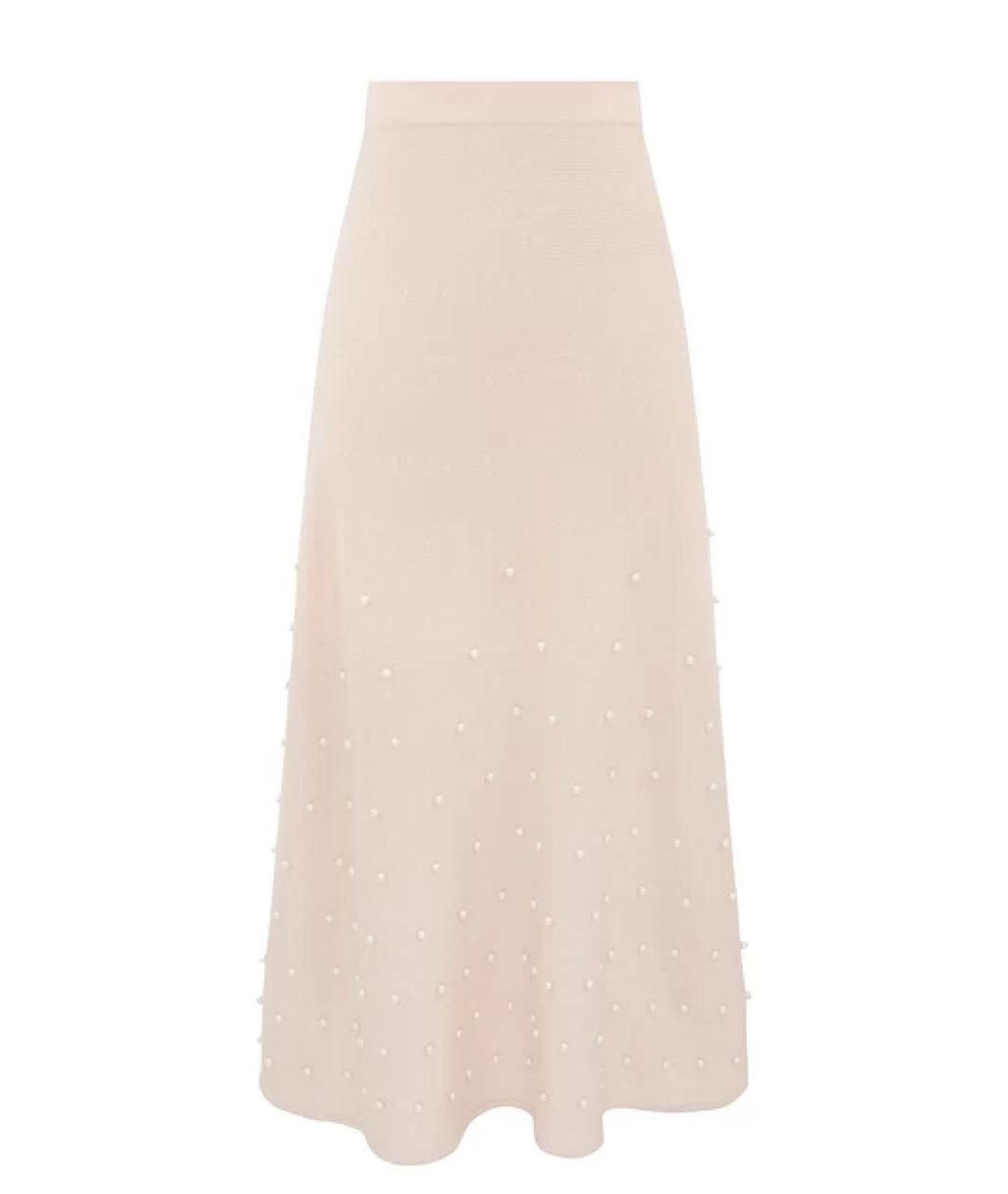 ZIMMERMANN Розовая шерстяная юбка миди, фото 1