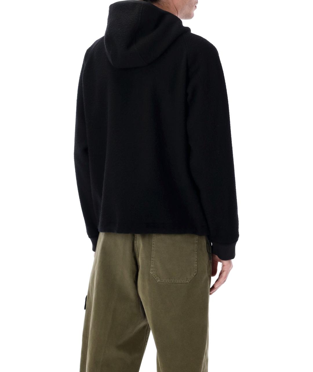 STONE ISLAND Черная полиэстеровая куртка, фото 3