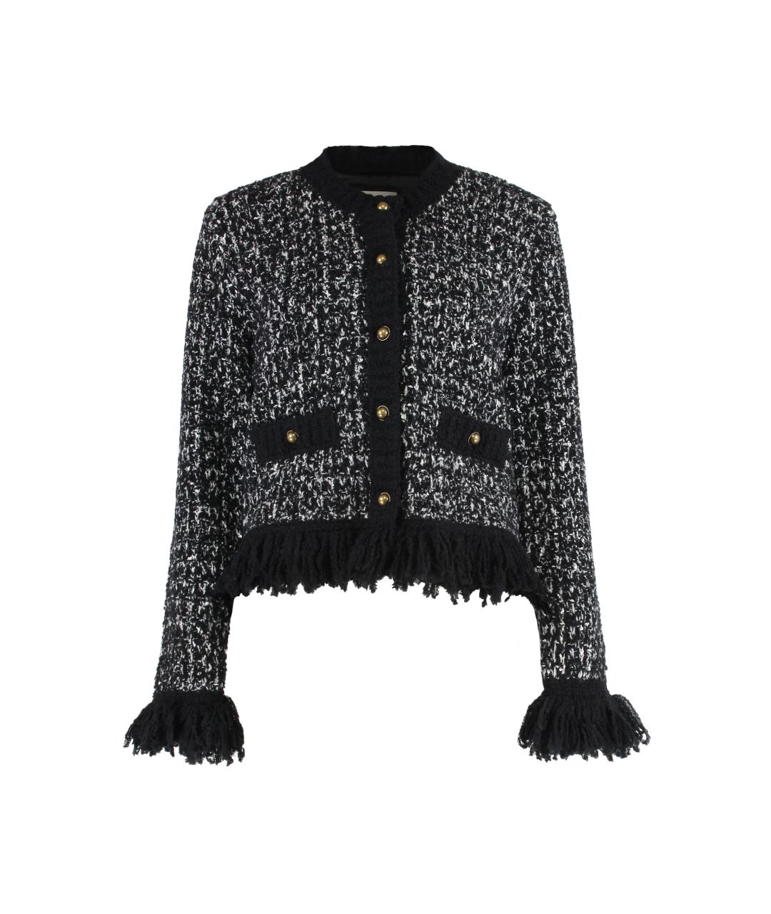 MONCLER Черный шерстяной жакет/пиджак, фото 1