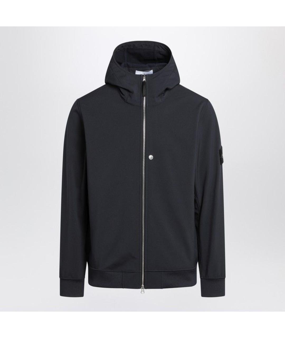 STONE ISLAND Синяя полиэстеровая куртка, фото 4