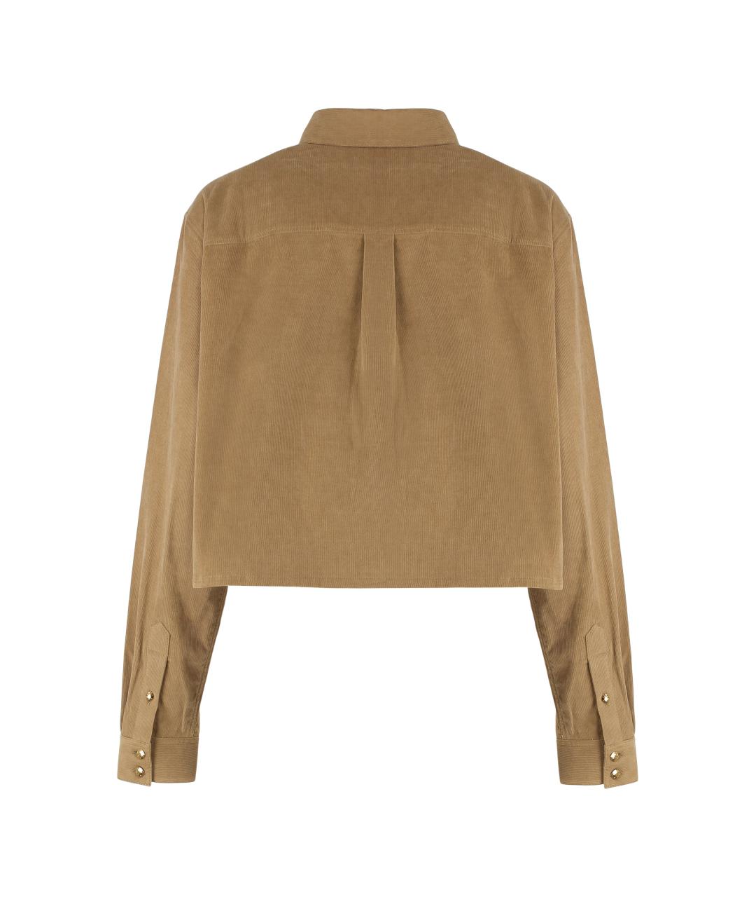 CELINE Бежевая хлопковая рубашка, фото 2