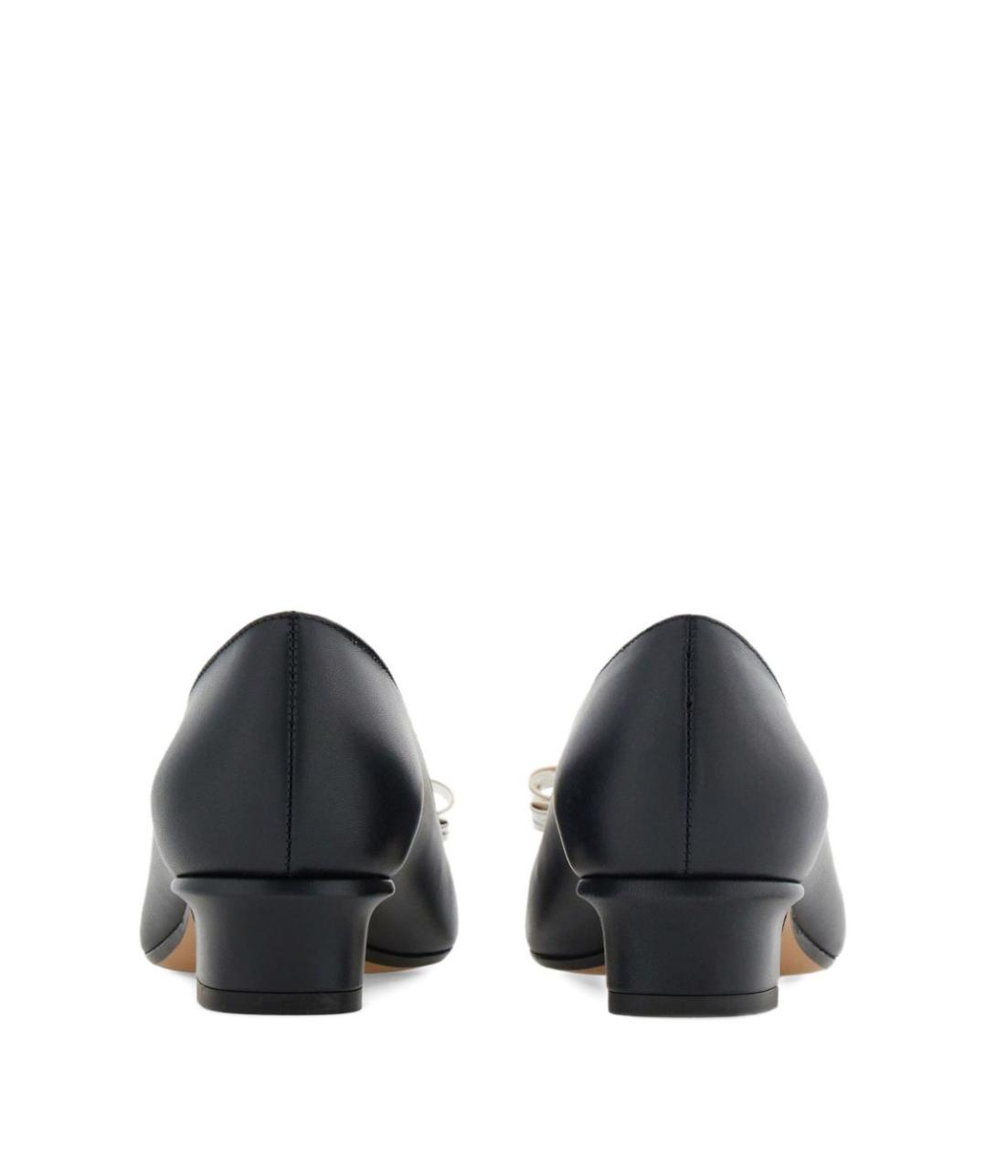 FERRAGAMO Черные кожаные туфли, фото 2