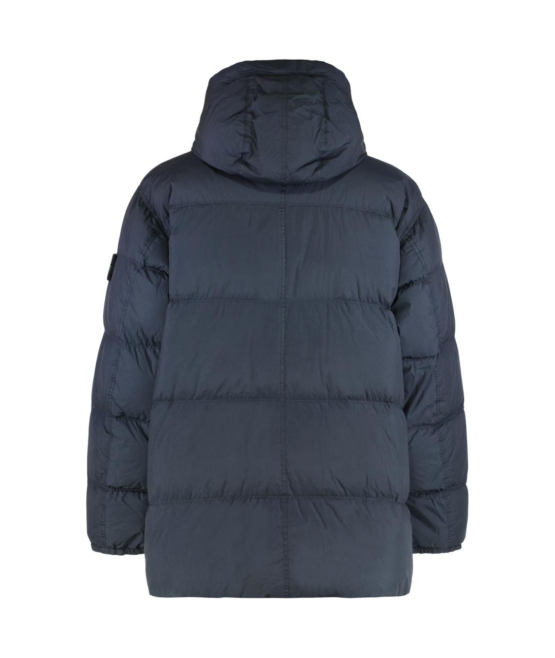STONE ISLAND Синяя полиамидовая парка, фото 3