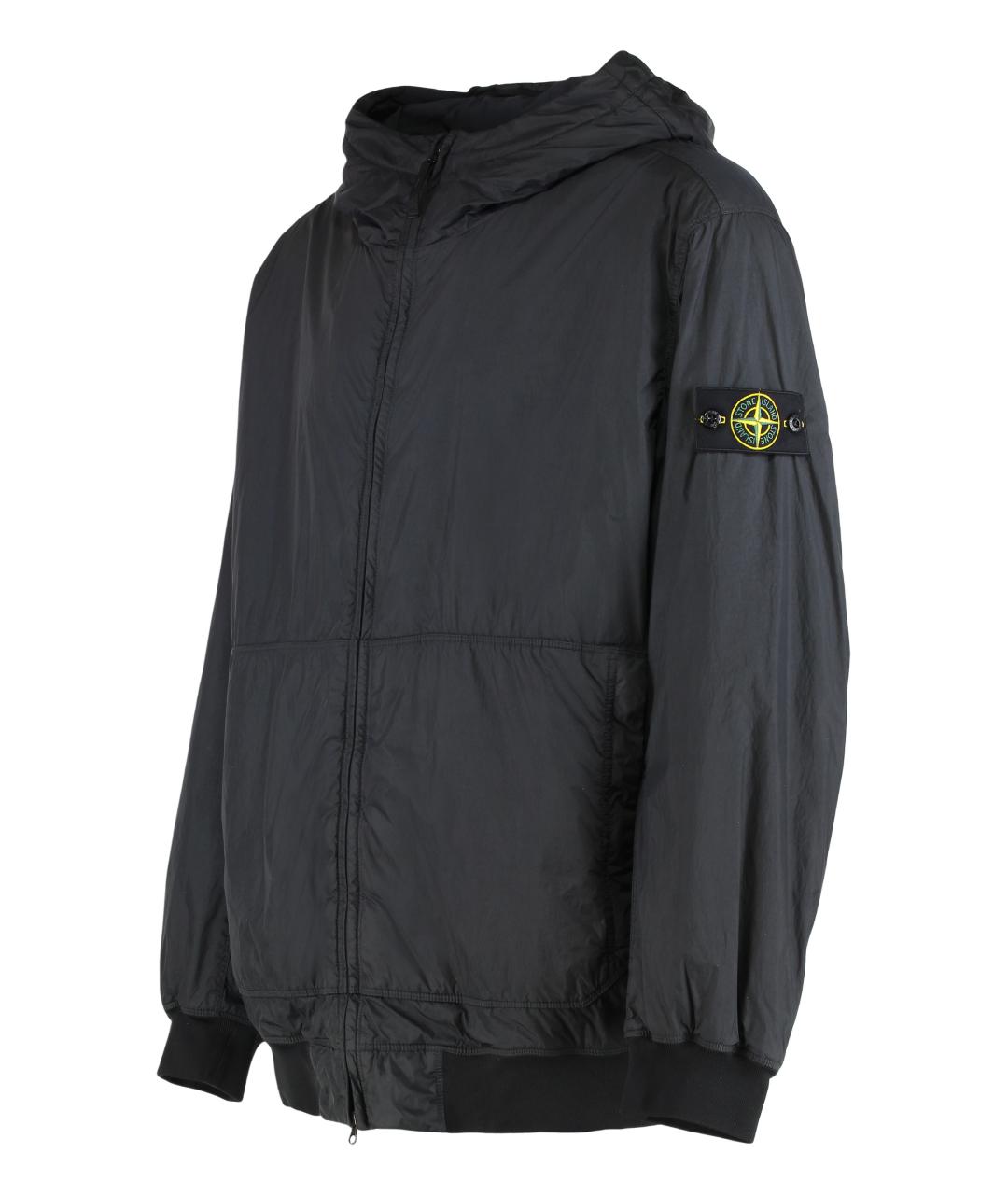 STONE ISLAND Черная полиамидовая куртка, фото 2