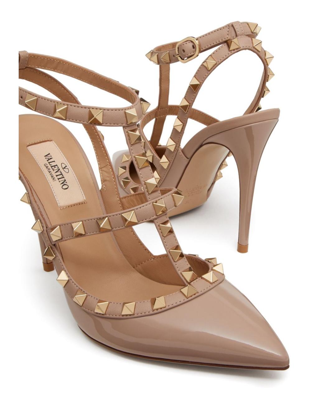 VALENTINO Розовые кожаные туфли, фото 3