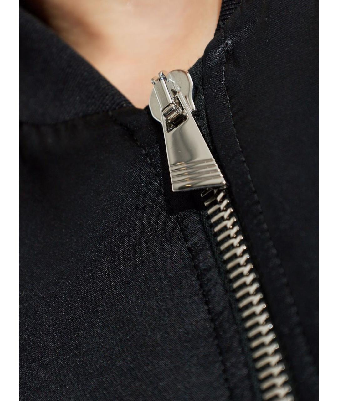 THE ATTICO Черная шелковая куртка, фото 5