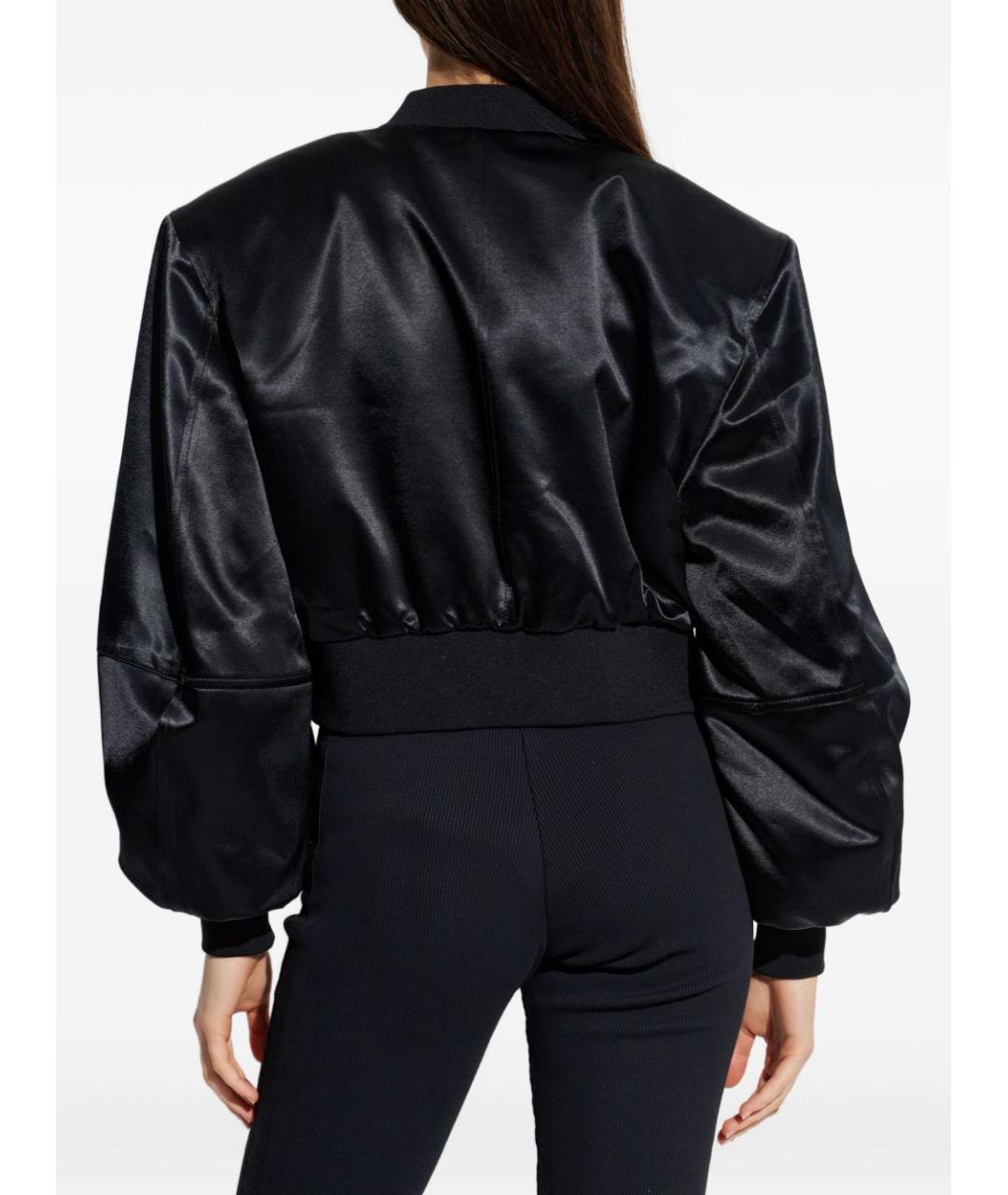 THE ATTICO Черная шелковая куртка, фото 3