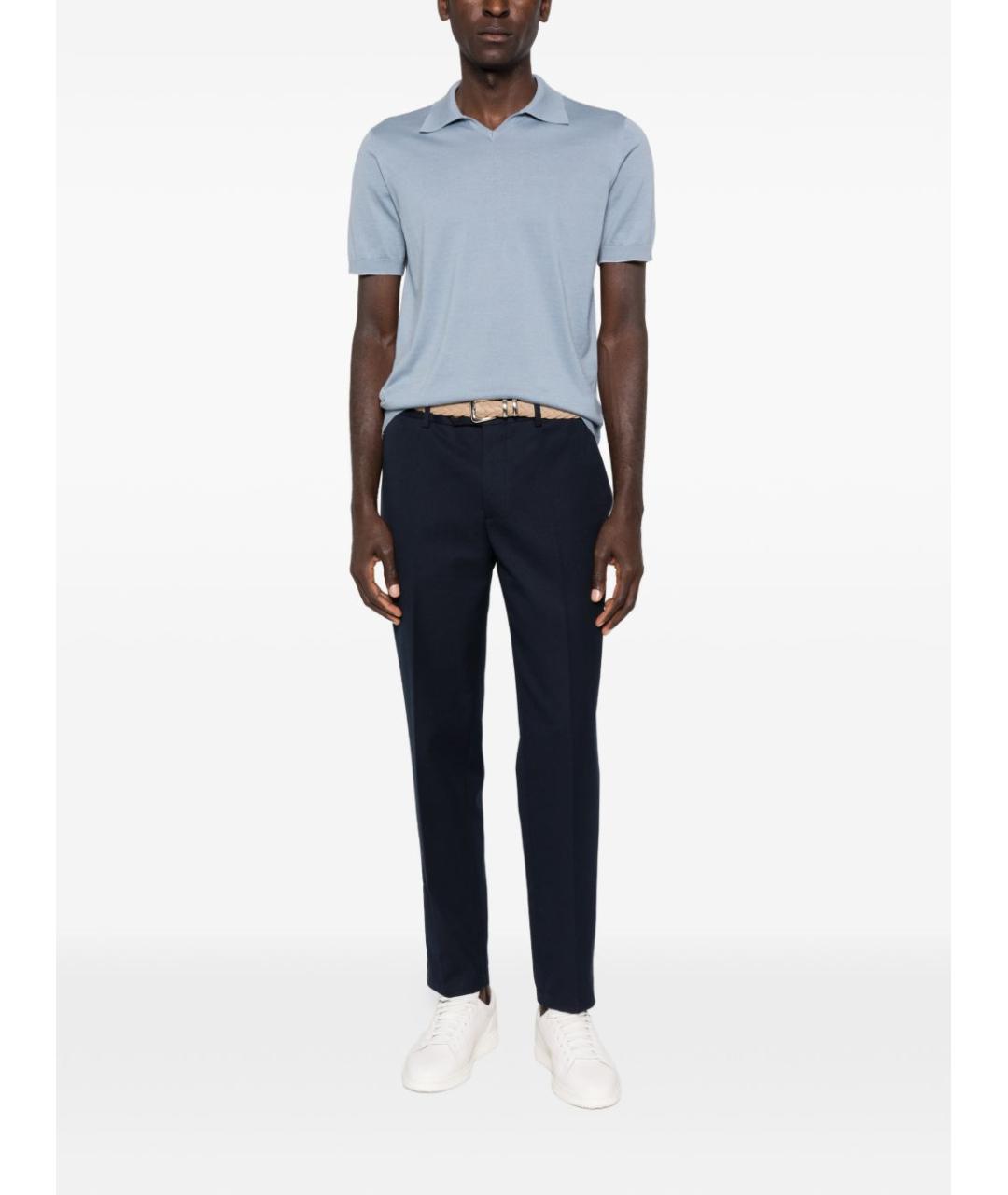 BRUNELLO CUCINELLI Синий хлопковый джемпер / свитер, фото 2