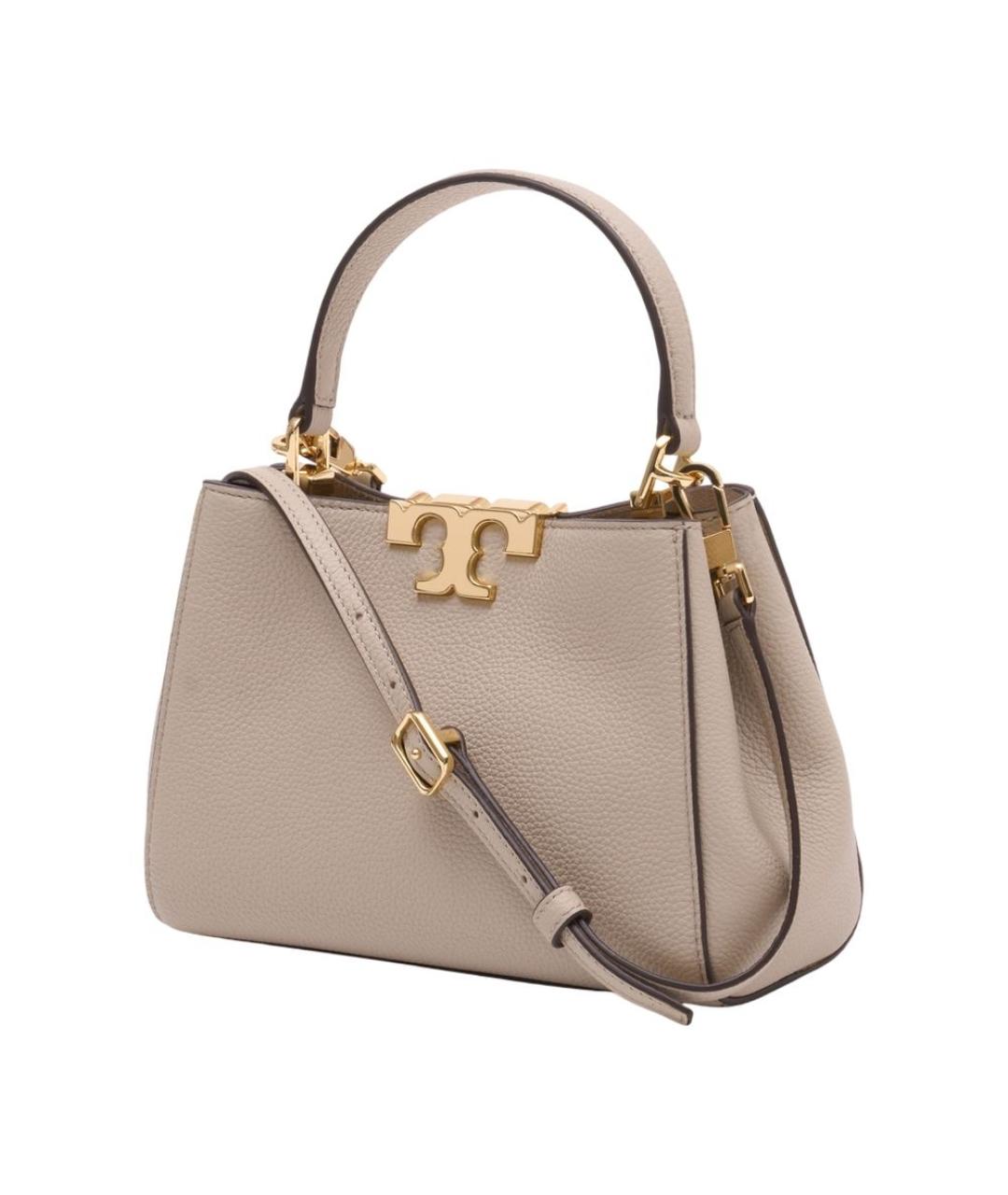 TORY BURCH Белая кожаная сумка через плечо, фото 2