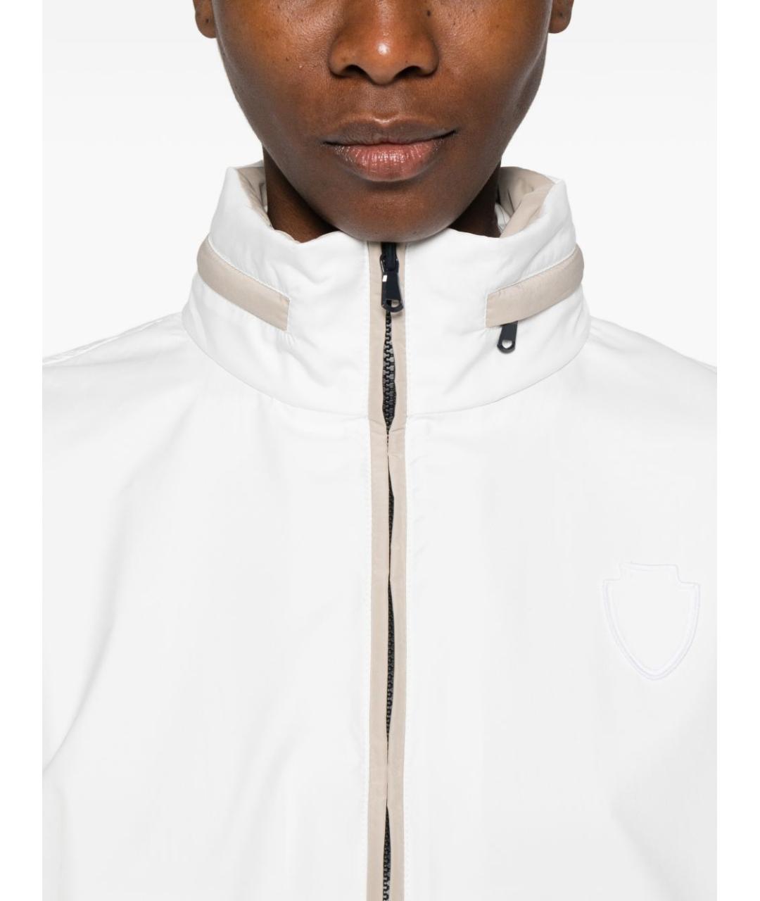 BRUNELLO CUCINELLI Белая полиэстеровая куртка, фото 2