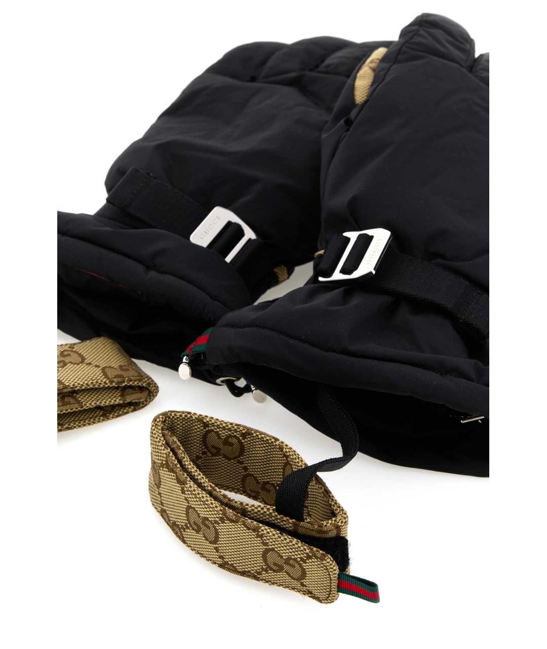 GUCCI Черные перчатки, фото 2