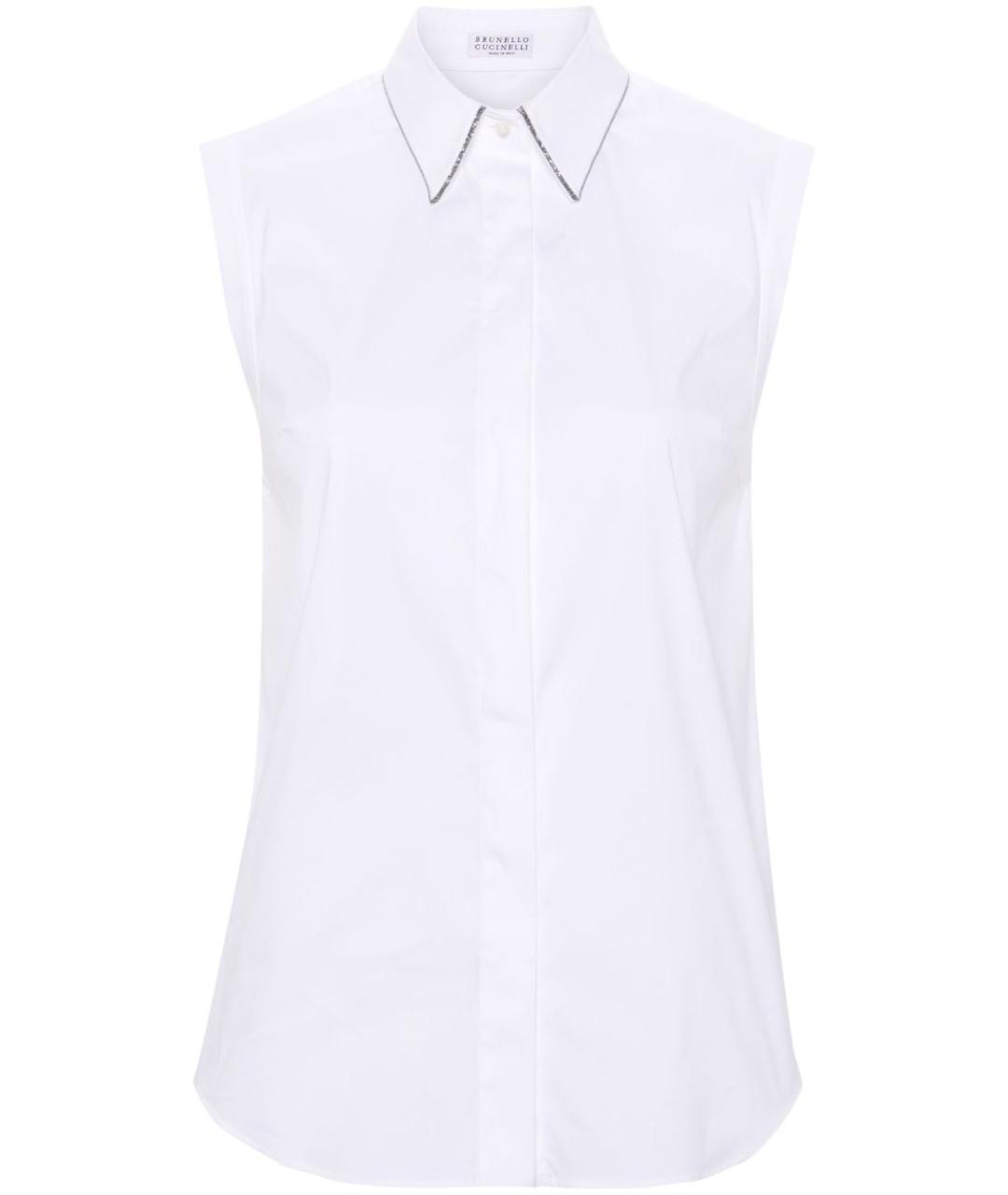 BRUNELLO CUCINELLI Белая хлопковая рубашка, фото 1