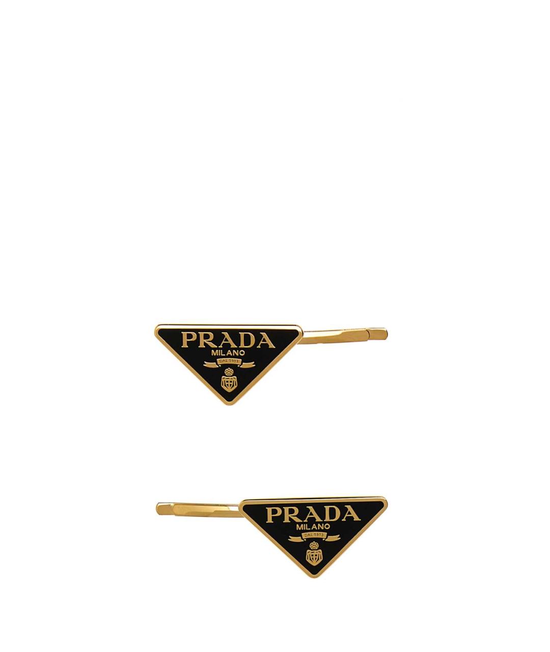 PRADA Золотая заколка, фото 1