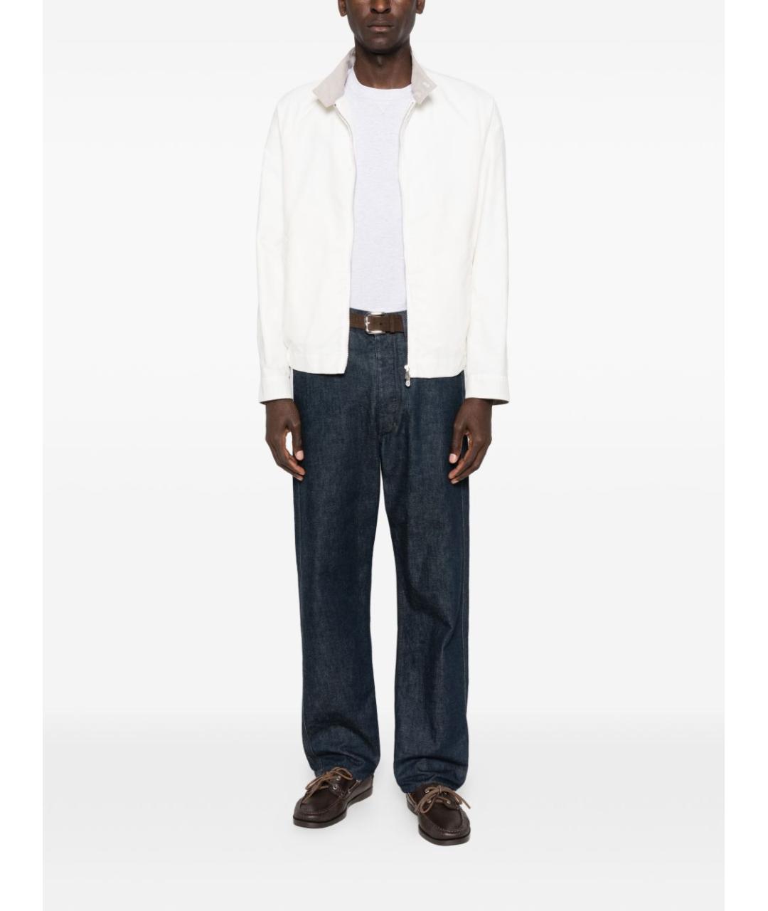 BRUNELLO CUCINELLI Белая хлопковая футболка, фото 4