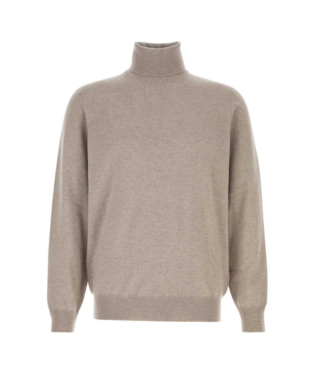 BRUNELLO CUCINELLI Бежевый кашемировый джемпер / свитер, фото 1