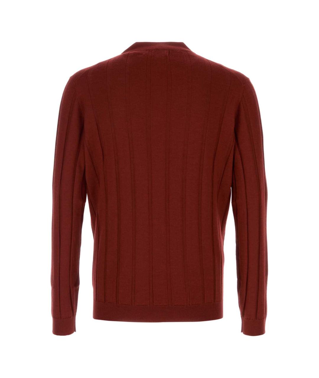 BRUNELLO CUCINELLI Красный кашемировый джемпер / свитер, фото 2