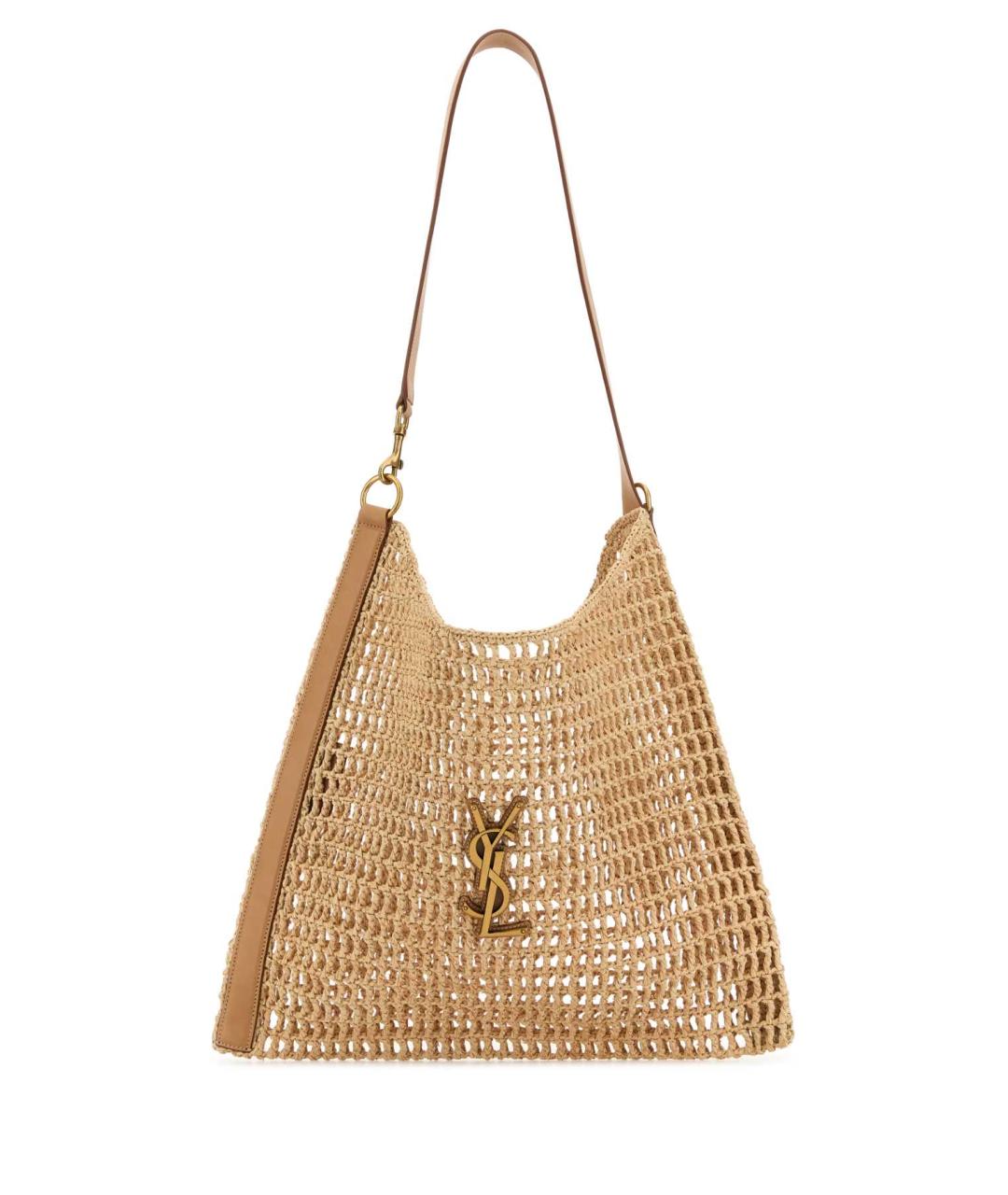 SAINT LAURENT Бежевая сумка тоут, фото 1