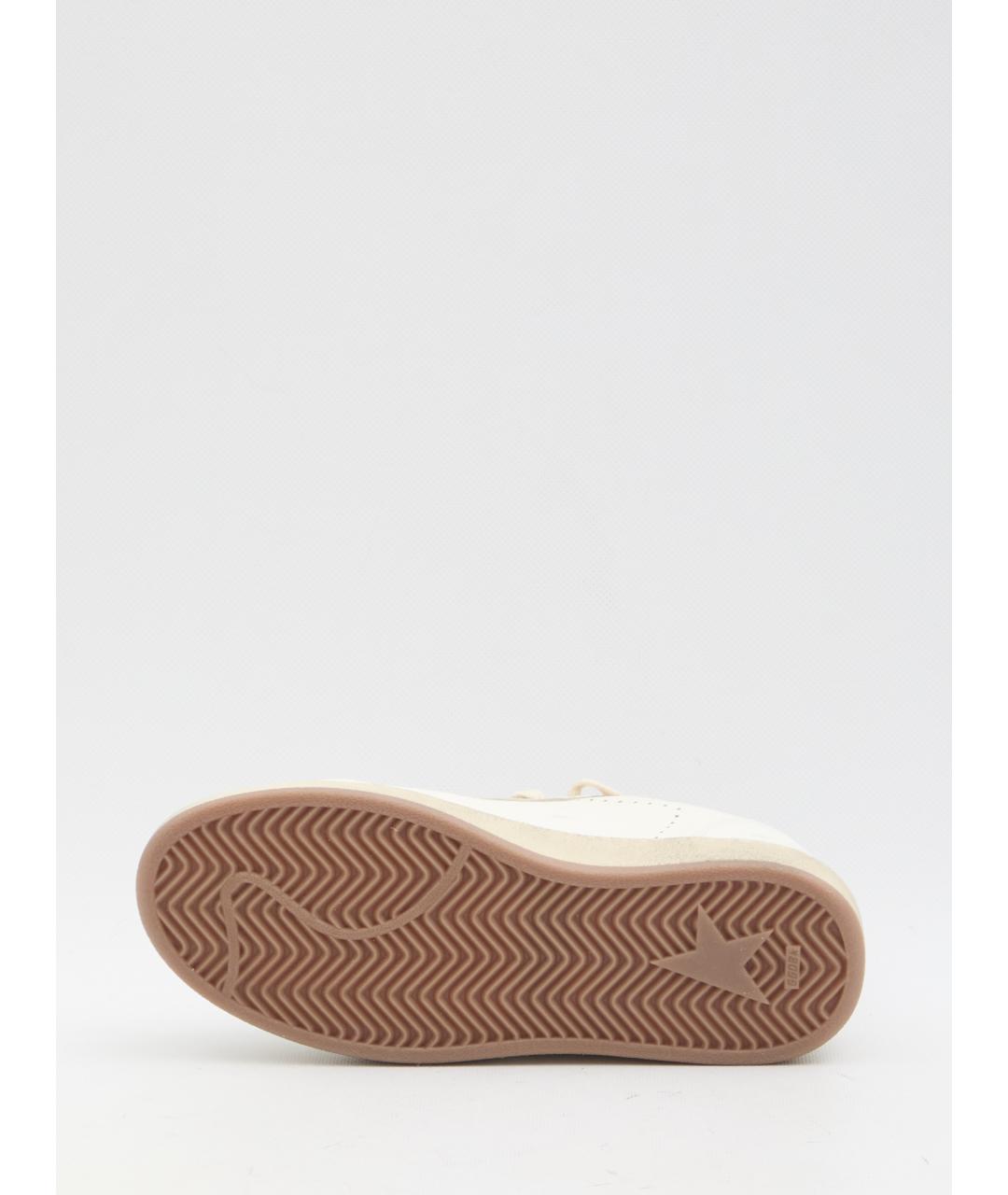 GOLDEN GOOSE DELUXE BRAND Белые кожаные низкие кроссовки / кеды, фото 4