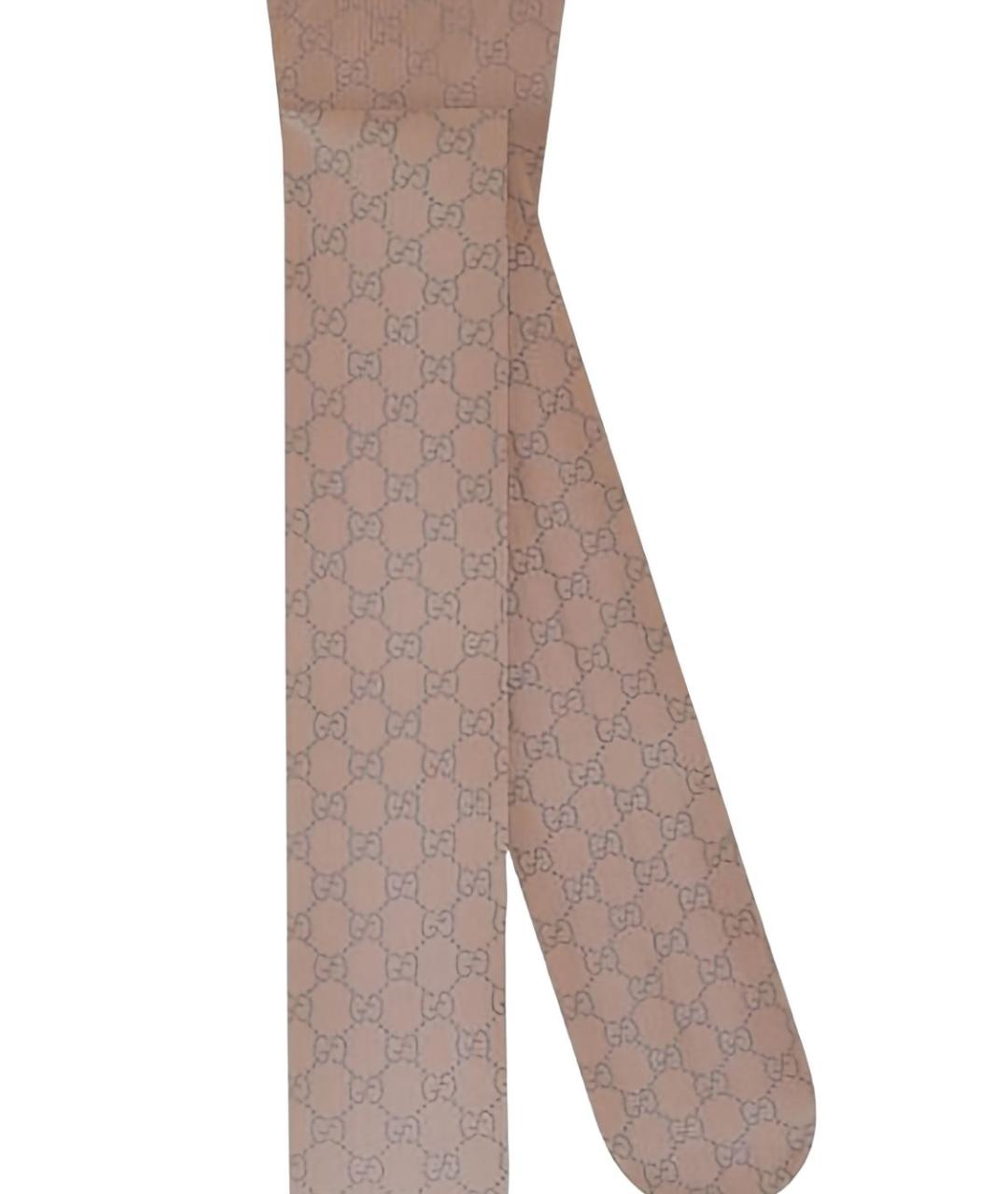 GUCCI Бежевые носки, чулки и колготы, фото 2