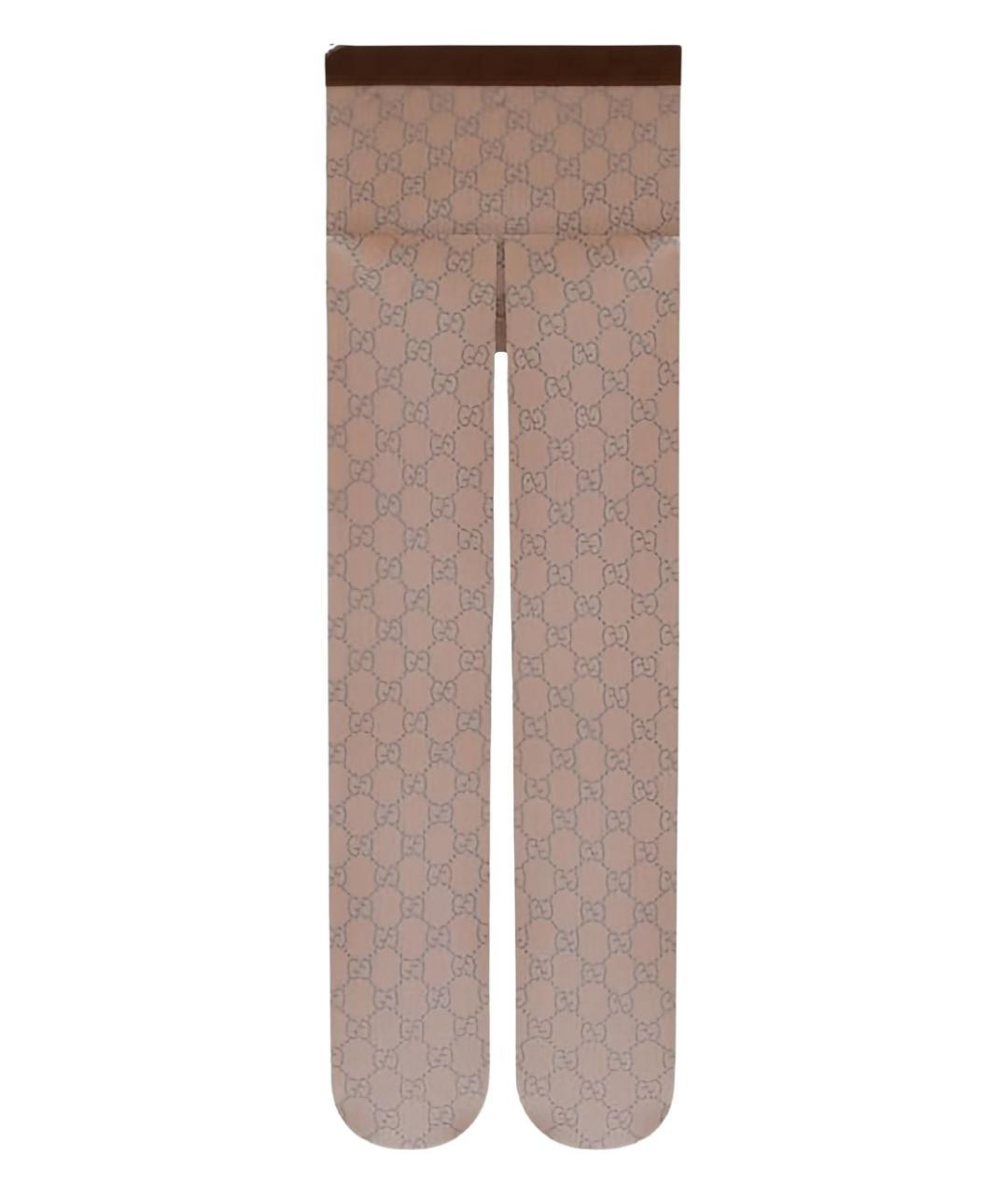 GUCCI Бежевые носки, чулки и колготы, фото 1